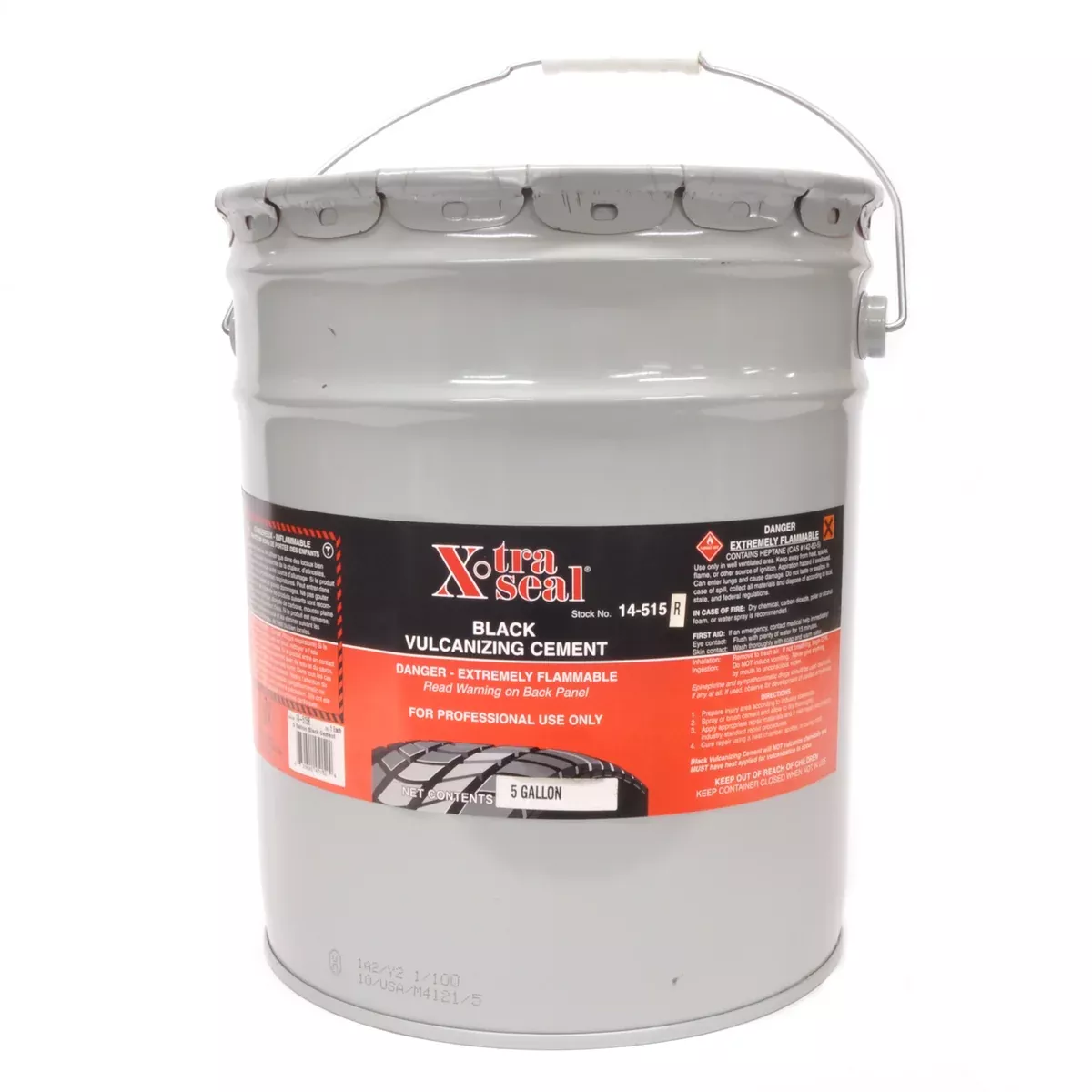 5 gallon (19L) Black Retreader's Cement