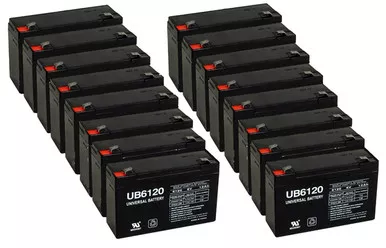 6 Volt 12Ah UPS Battery - 16 Pack