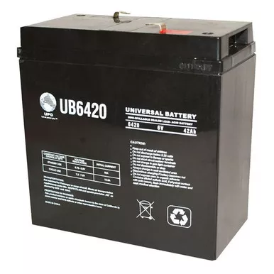 6 Volt 42 Ah SLA Battery - UB6420 (40560)