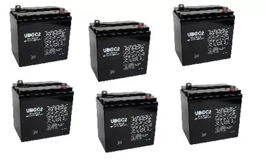 6 Volt AGM Golf Cart Batteries - SET OF 6 - UB-GC2