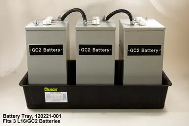 6 Volt Battery Tray - 3 Battery Tray