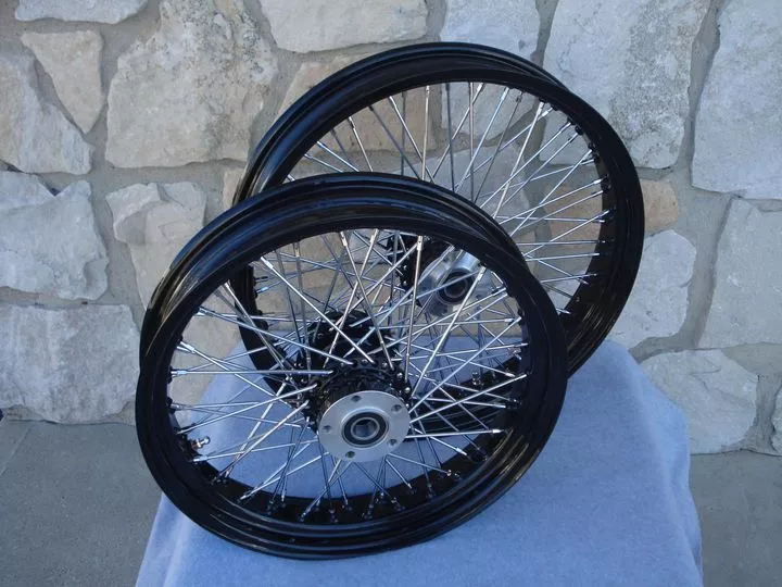 60 SPOKE WHEEL SET 16/16" HARLEY DAVIDSON BAGGER MODELS 00-08