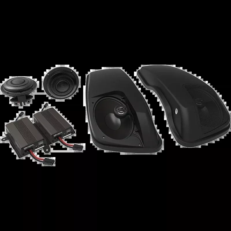 600 WATT BIG POD BAG LID KITS FOR HARLEY BAGGERS
