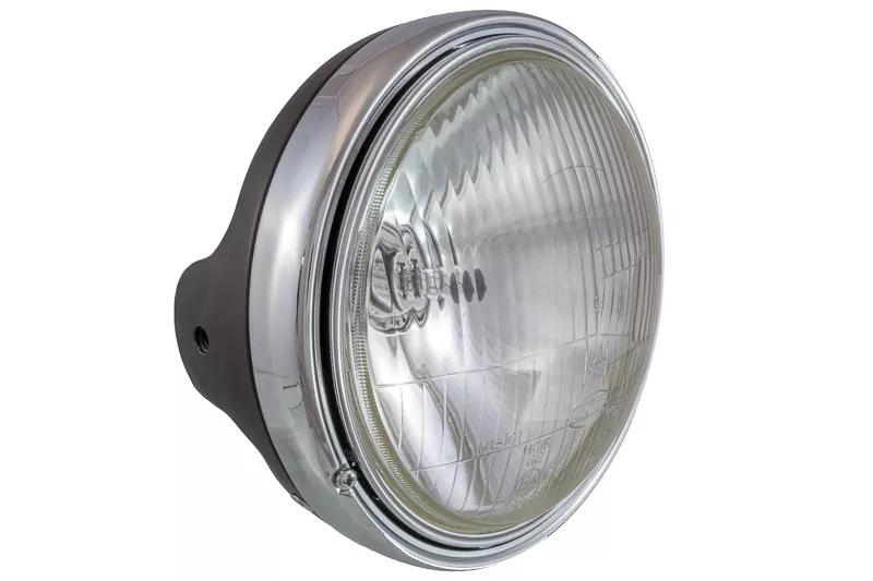7" Headlight Bucket & H4 Bulb Kit | Honda CB450 / CB500 / CB550