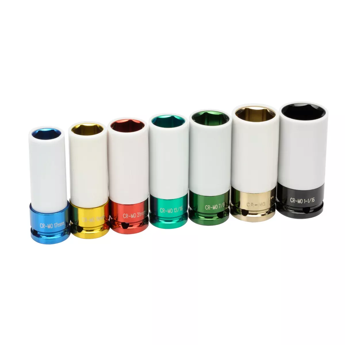 7pc Xtra-Thin Wall Deep-Impact Socket Set – 1/2″ Drive