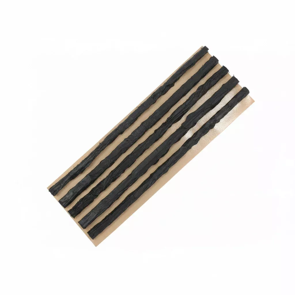 8″ Black Truck Tire Repair Plug Inserts – Self-Vulcanizing String-Type 200mm Universal
