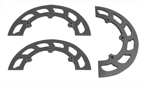 8" Sprocket Guard Aluminum | 5-1/4" Bolt Circle