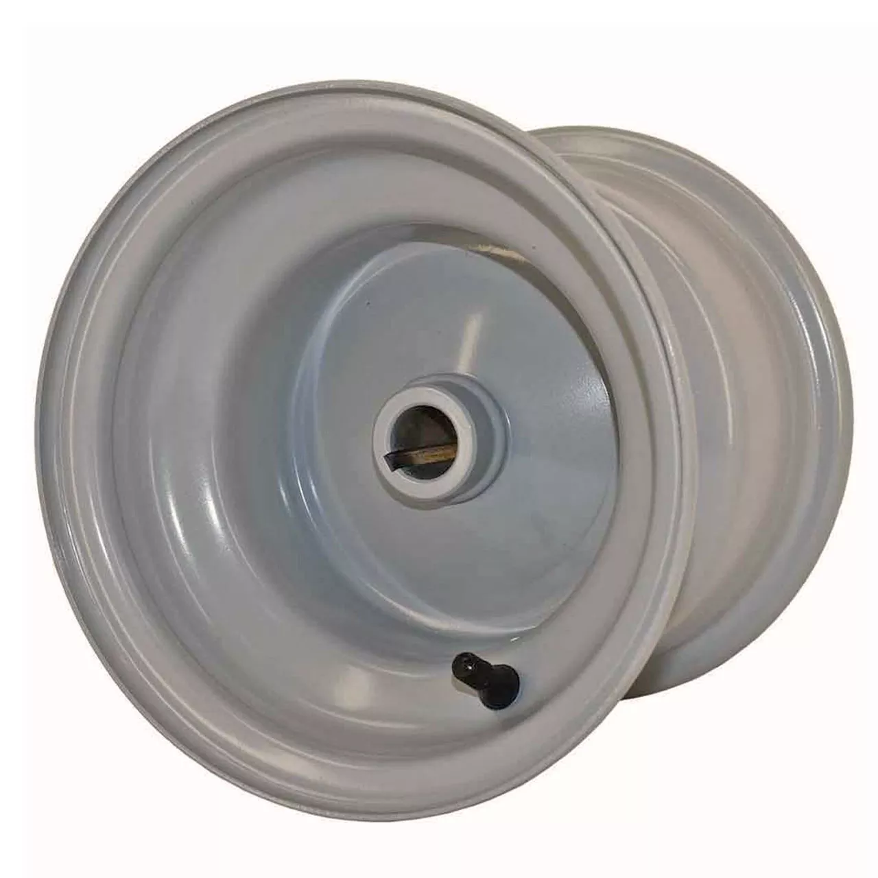 8" x 7" Wheel (1" Bore)Gray Powdered Painted | Rear Rim