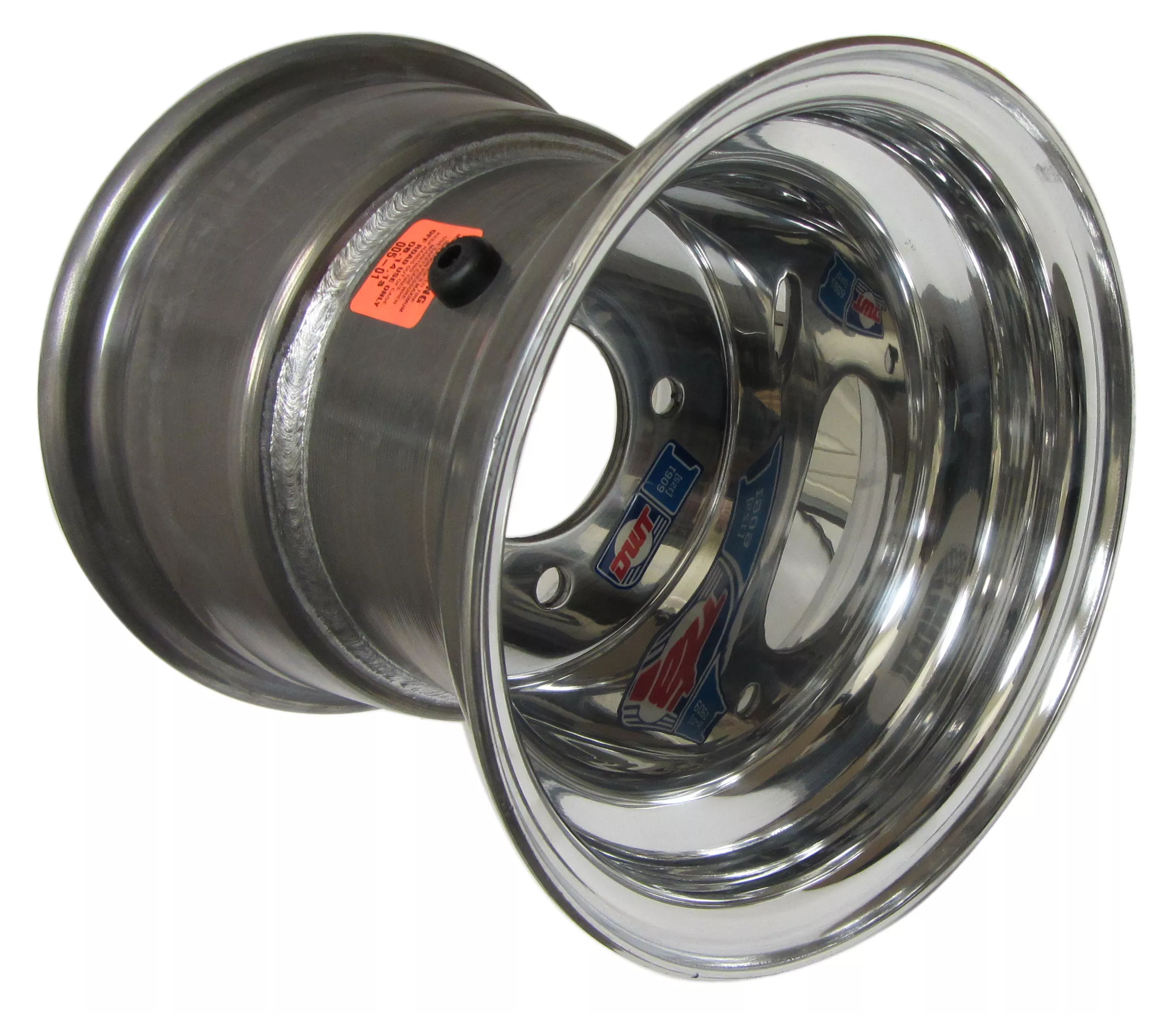 8" x 8" Douglas Wheel (4 on 4) Polished Aluminum | 4" Bolt Circle