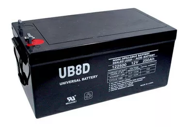 8D AGM Marine Battery - UB-8D Deep Cycle (L Post Terminals) (45964)