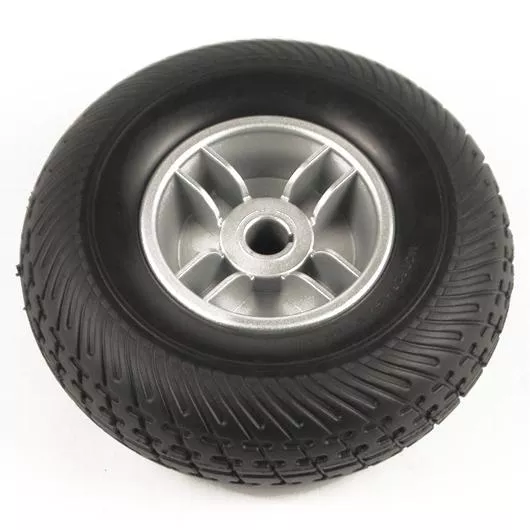 9" Black Flat-Free Rear Wheel Assembly for Go Go Elite Traveller Plus