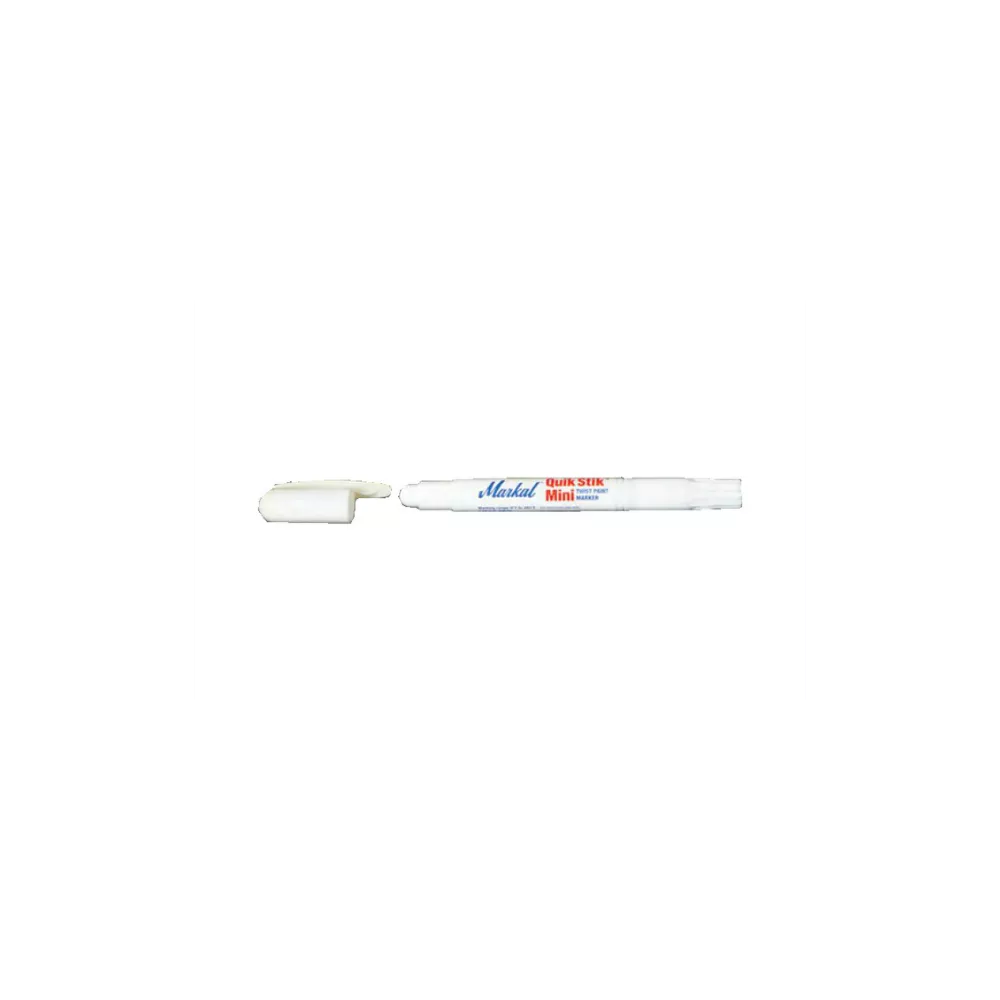 947W - QUIK STIK MINI WHITE MARKER, BOX OF 12