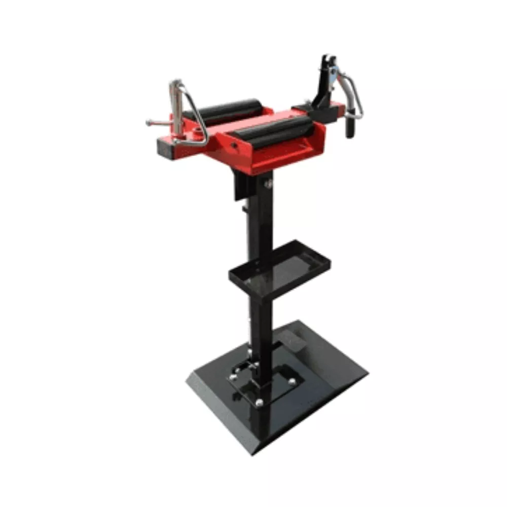 982 - MANUAL TIRE SPREADER WITH STAND
