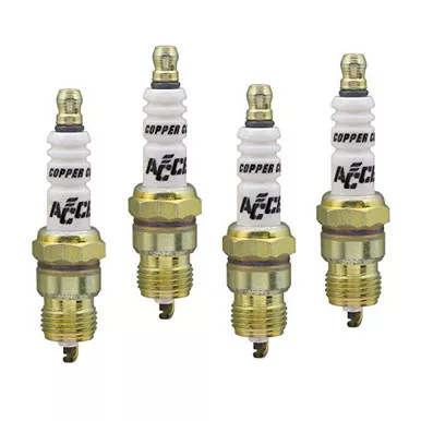 Accel 0276S-4 Shorty Copper Core Spark Plug Pack of 4