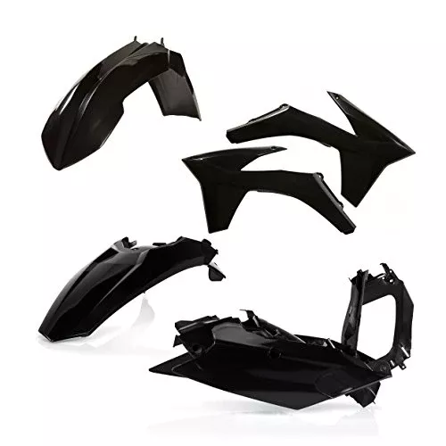 Acerbis Plastic Kit (Black) Compatible with 08-17 Suzuki RMZ450