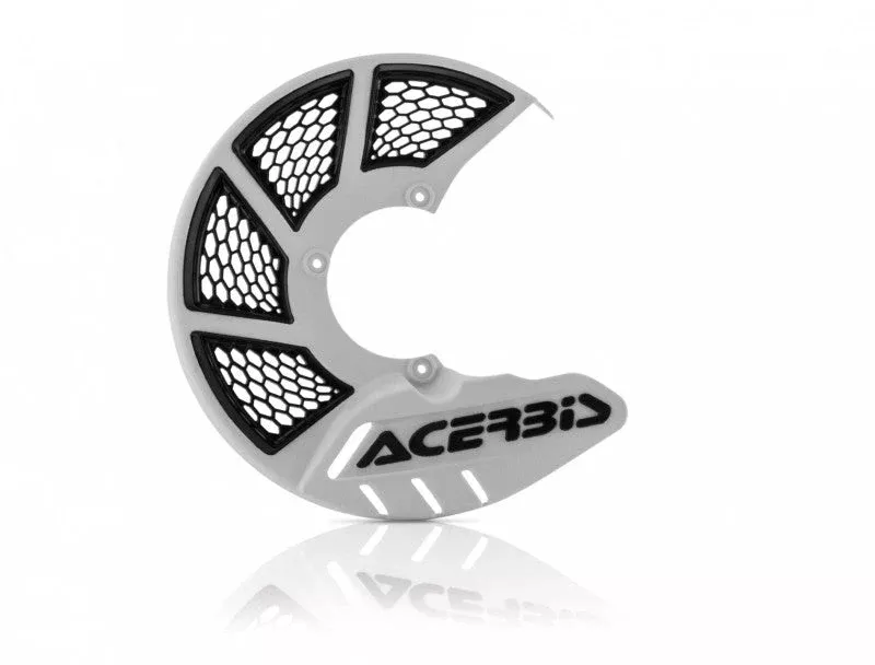 Acerbis X-Brake Vented Disc Cover – White/Black 2449490002