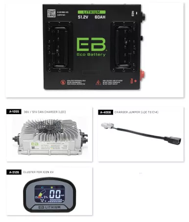 Advanced EV1 2017-2021 Eco Lithium 51v 60Ah "Toyota MCU" Battery Bundle
