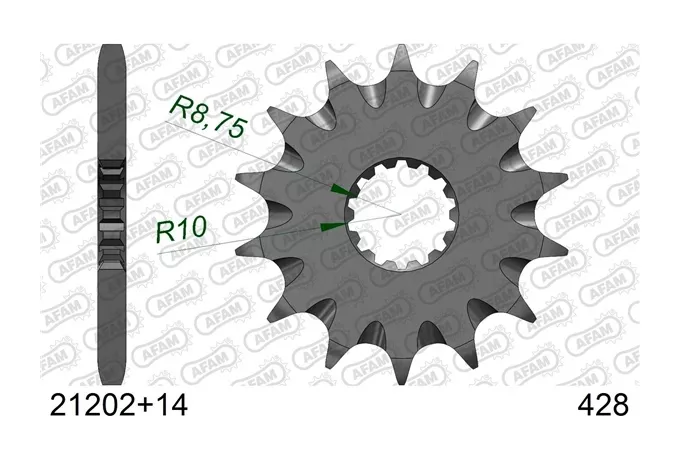 AFAM Self Cleaning Front Sprocket Yamaha YZ85