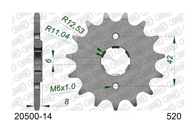 AFAM Standard Front Sprocket Honda 250cc-600cc