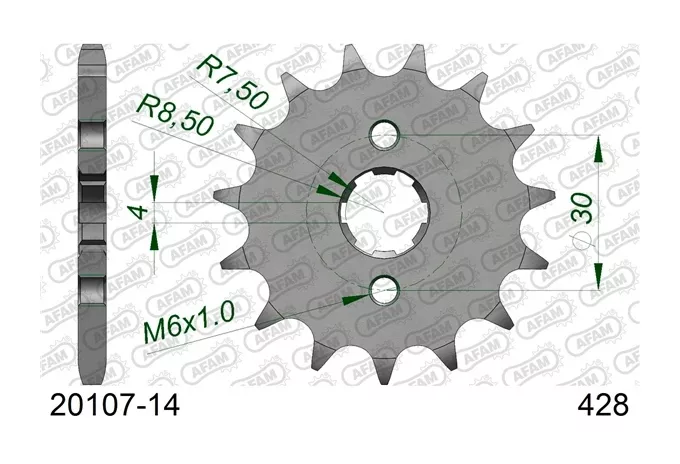 AFAM Standard Front Sprocket Honda / KYMCO