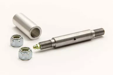 AFCO Shackle Bolt Kit Greasable 2-1/2" x 1" Bushing 4-3/4" Stud 3/4-10 Thread 20235-2