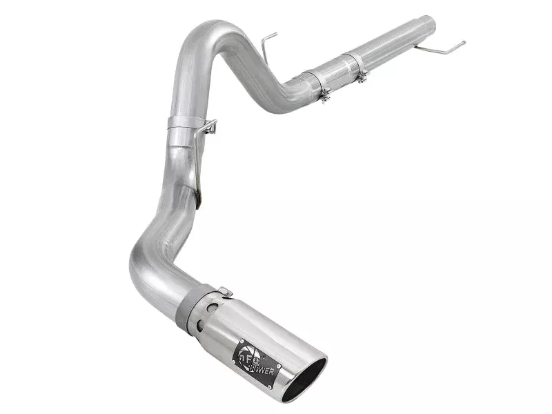 aFe 4in Aluminized Steel DPF-Back Exh w/ Polished Tip fits 2018-2021 Ford F-150