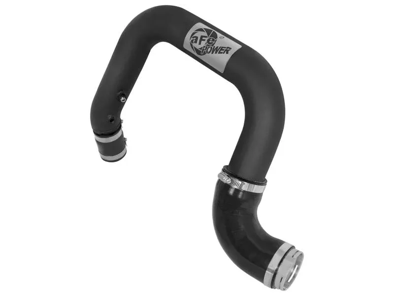 aFe BladeRunner 2.5 Inch Black Intercooler Tube Hot Side w/ Coupling & Clamp Kit fits 2016-2022 Chevrolet Colorado LT / 2016-2022 Chevrolet Colorado WT / 2016-2022 Chevrolet Colorado Z71 / 2017-2022 Chevrolet Colorado ZR2