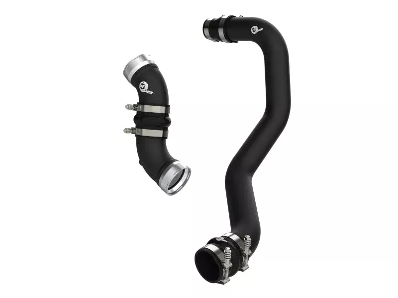 aFe BladeRunner Aluminum Hot & Cold Charge Pipe Kit – Black fits 2006 Chevrolet Silverado 2500 HD LS / 2006-2010 Chevrolet Silverado 2500 HD LT / 2007-2010 Chevrolet Silverado 2500 HD LTZ / 2006-2010 Chevrolet Silverado 2500 HD WT