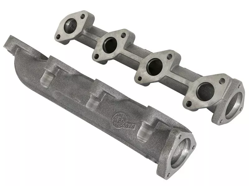 aFe BladeRunner Ported Ductile Iron Exhaust Manifold fits 2008-2010 Ford F-250 Super Duty, F-350 Super Duty V8 6.4L (td)