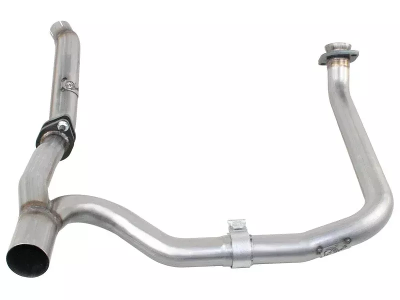aFe Power Twisted Steel Loop Delete D/P & Y-Pipe 2in / 2.5in fits 2012-2018 Jeep Wrangler, Wrangler JK V6 3.6L