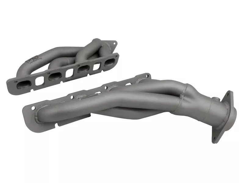 aFe Twisted Steel Short Header Titanium Coating fits 2015-2023 Dodge Challenger / Charger fits 2015-2023 / Dodge / Challenger / Charger / – / Check / Fitment / Details