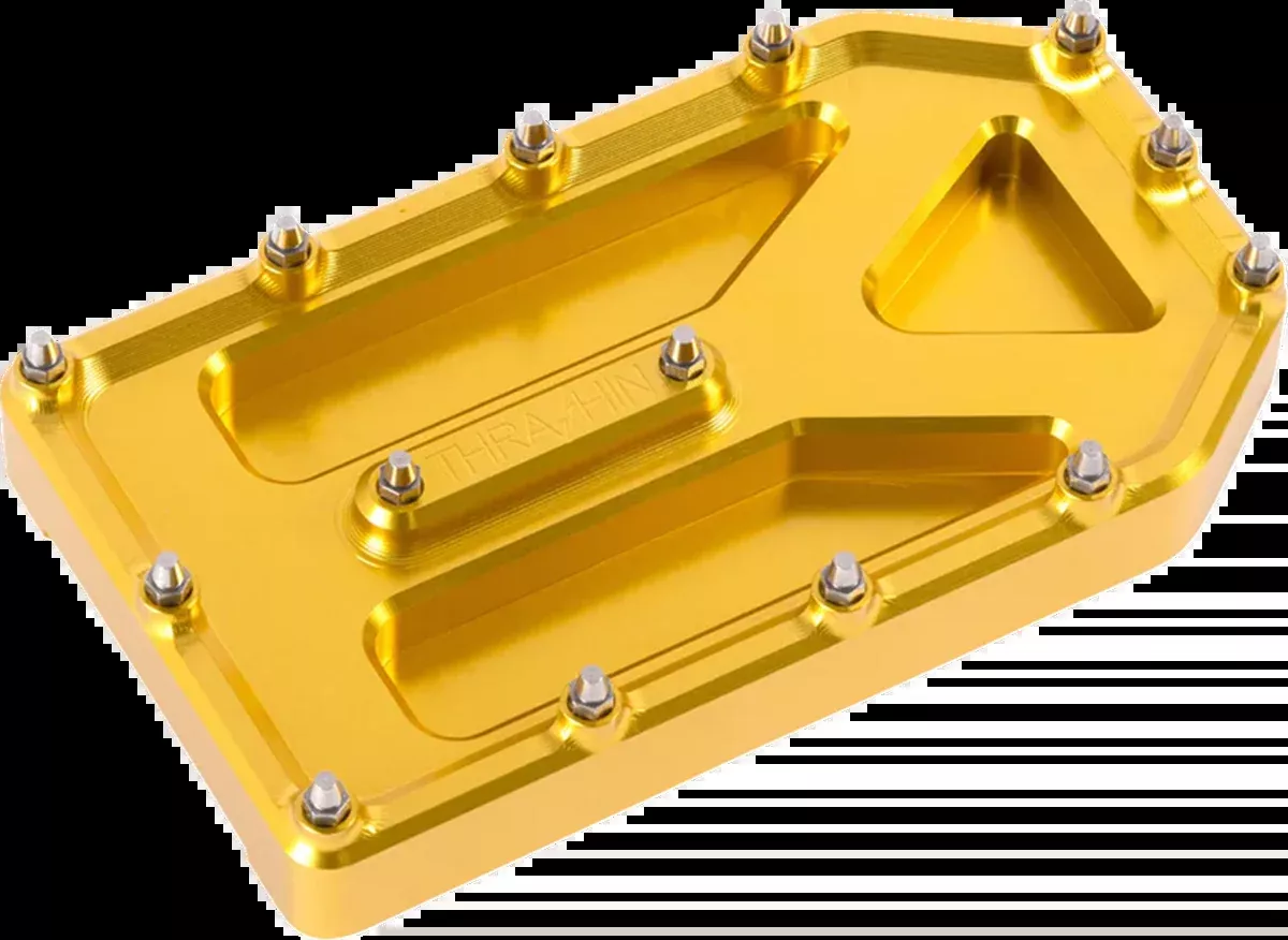 Aggressor Brake Pedal Pad - Gold - Touring