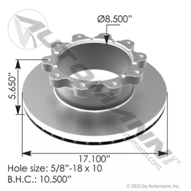 AIR DISC BRAKE ROTOR