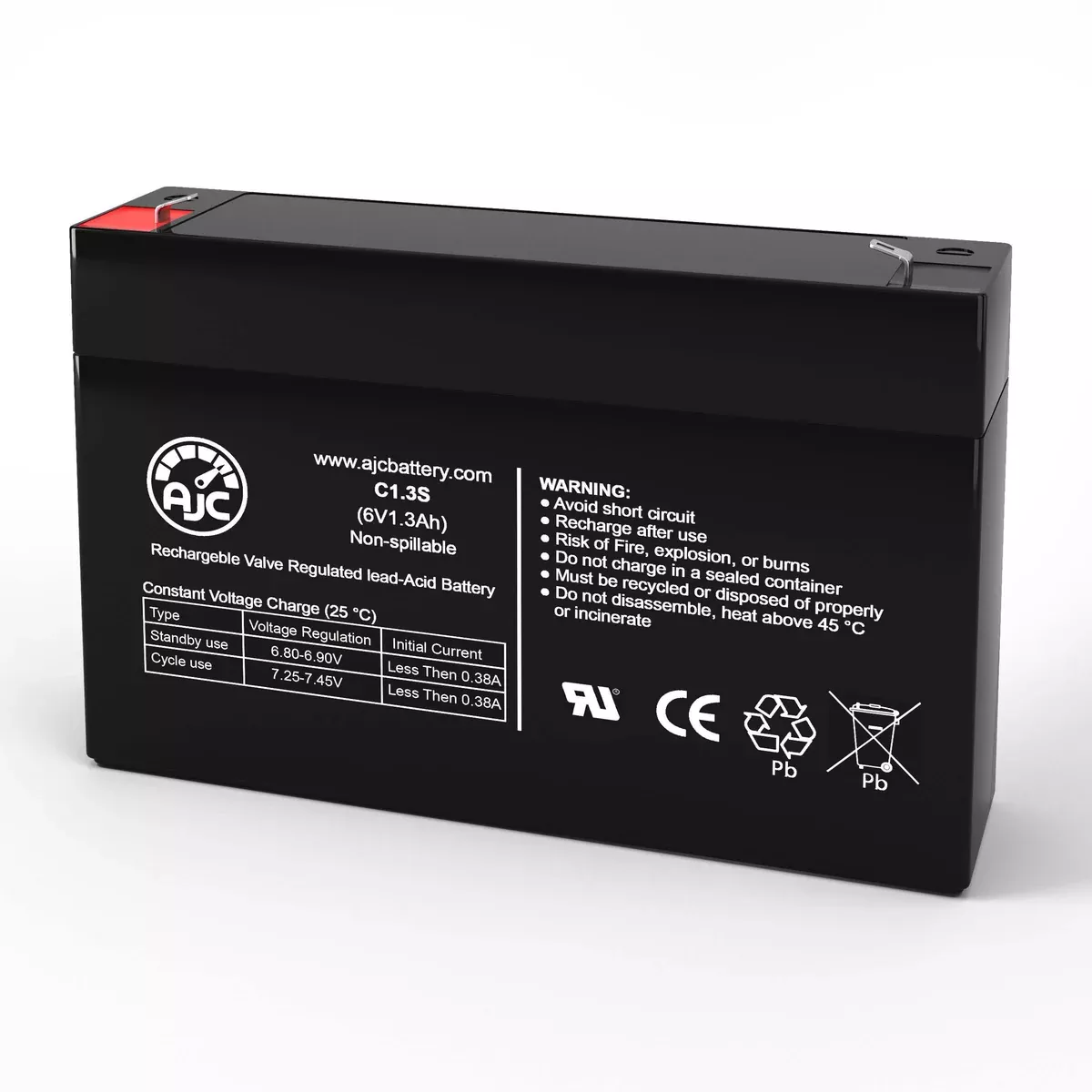 AJC Battery Compatible with Acme Medical 7000 SCALE 6V 1.3Ah Medical Battery