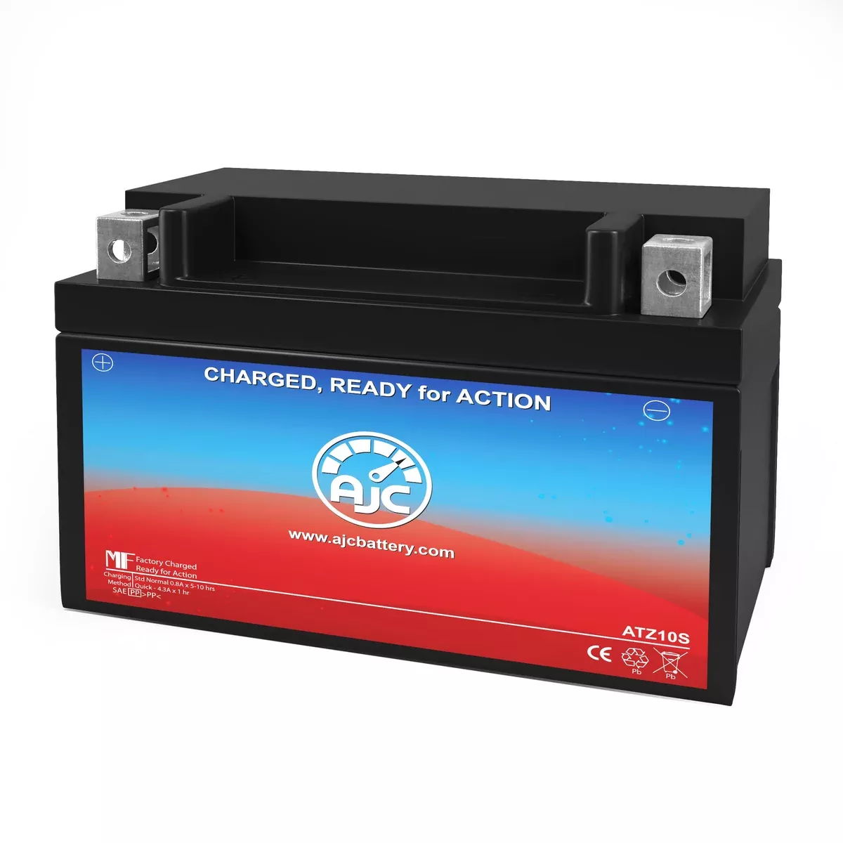 AJC Battery Compatible with Adventure Power UTZ10S Powersports Battery