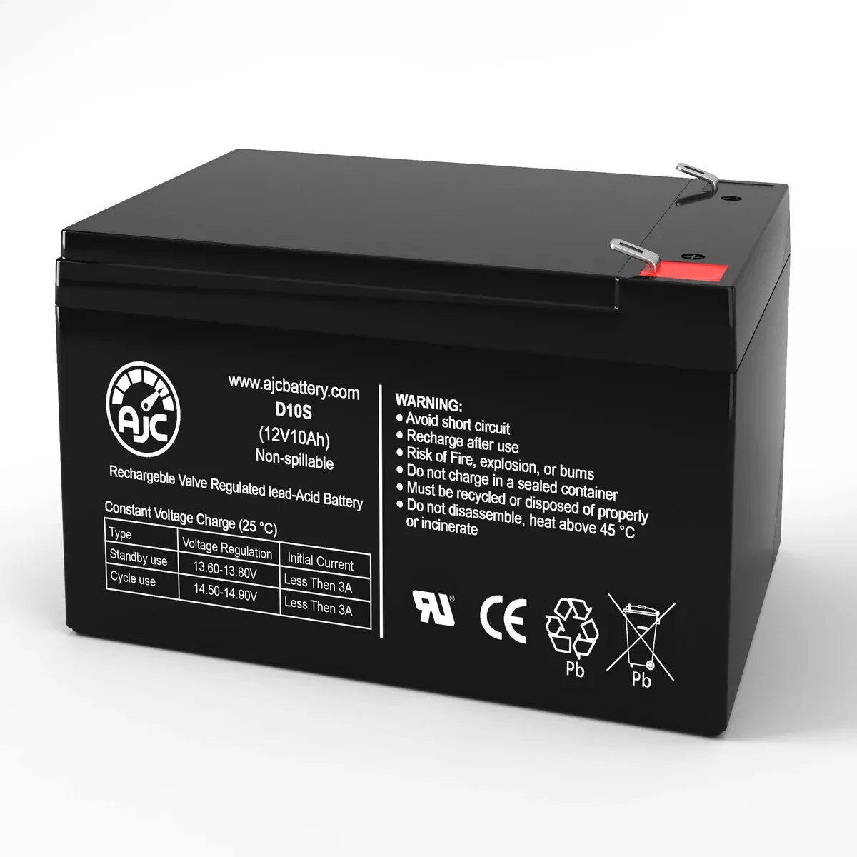 AJC Battery Compatible with APC Back-UPS Back-UPS 1000VA BP1000 12V 10Ah UPS Battery