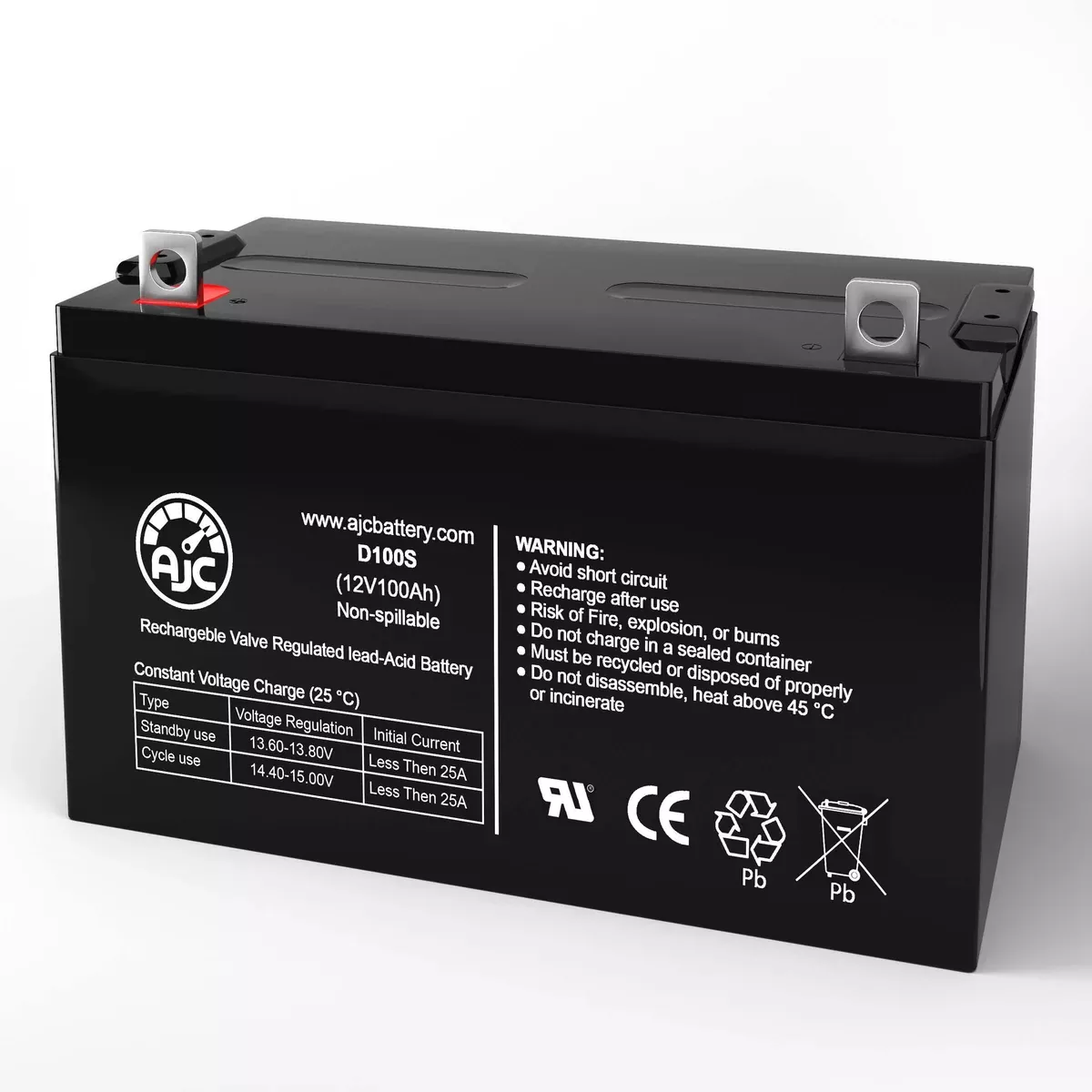 AJC Battery Compatible with APC SL40KF 12V 100Ah UPS Battery