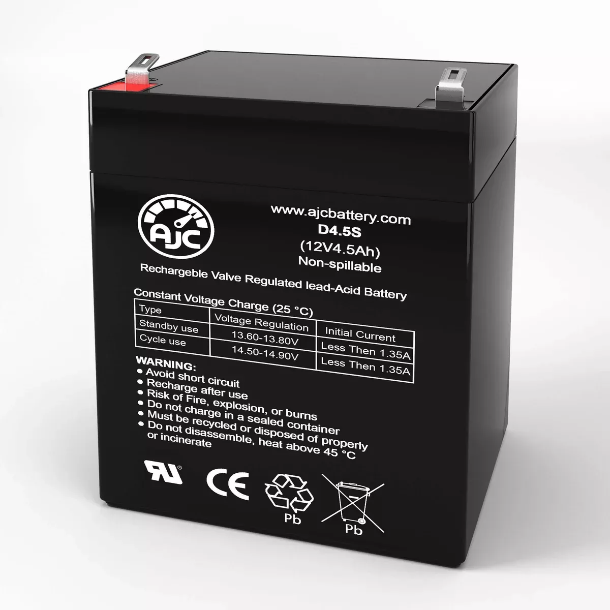 AJC Battery Compatible with APC Smart-UPS 3000VA USB RM DLA3000RMT2U 12V 4.5Ah UPS Battery
