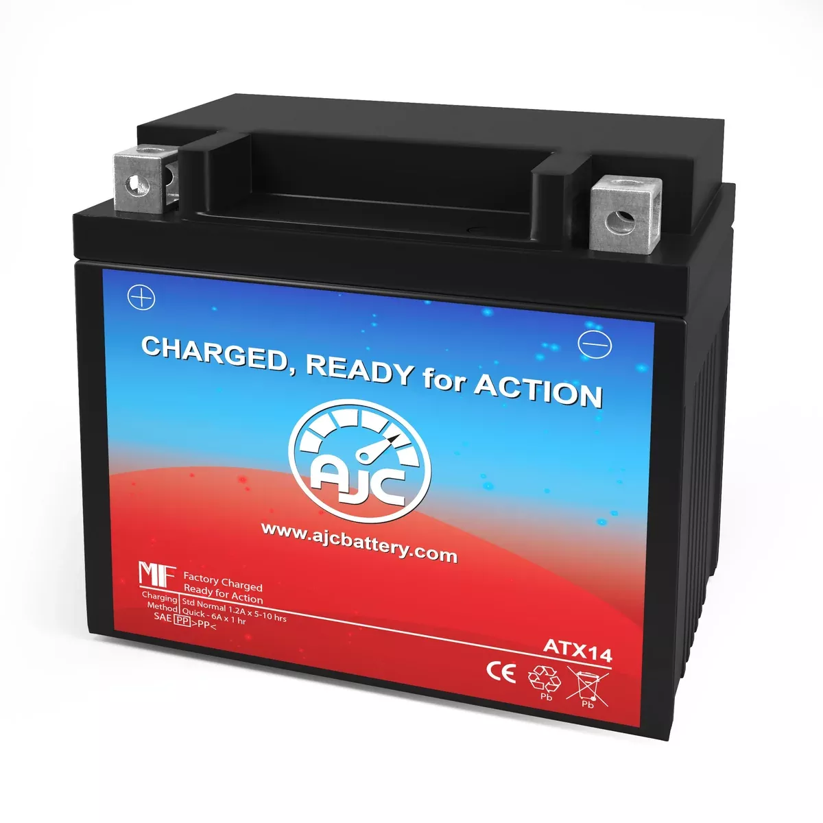 AJC Battery Compatible with Buell XB12X Ulysses 1200CC Motorcycle Battery (2006-2010)