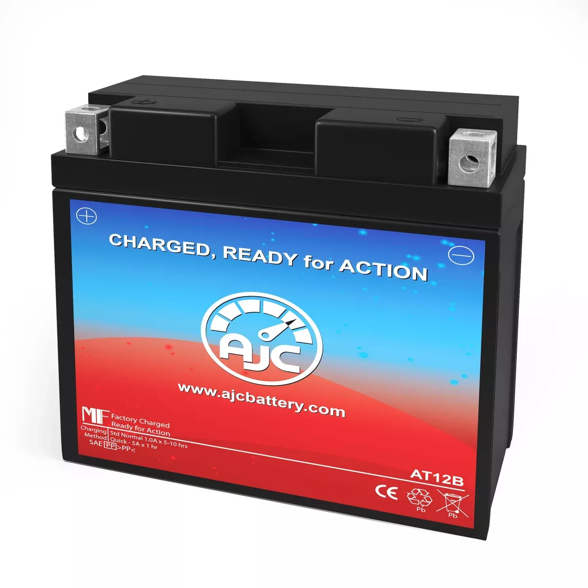 AJC Battery Compatible with Cagiva ST12B-4 650CC Motorcycle Battery (2000)