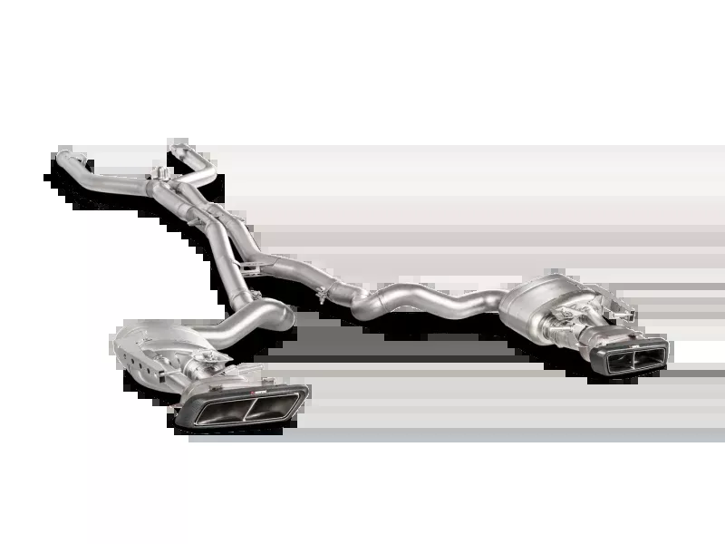Akrapovic 16-17 AMG C63 Coupe Evolution Line Cat Back (Titanium) w/ Carbon Tips (Req. Link Pipe) MTP-ME/T/3H