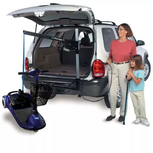 AL065 Inside Wheelchair and Scooter Lift