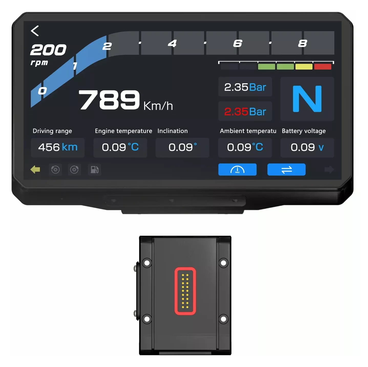 Alien Rider M2-BMW Motorcycle Smart Riding Display for BMW Motorrad