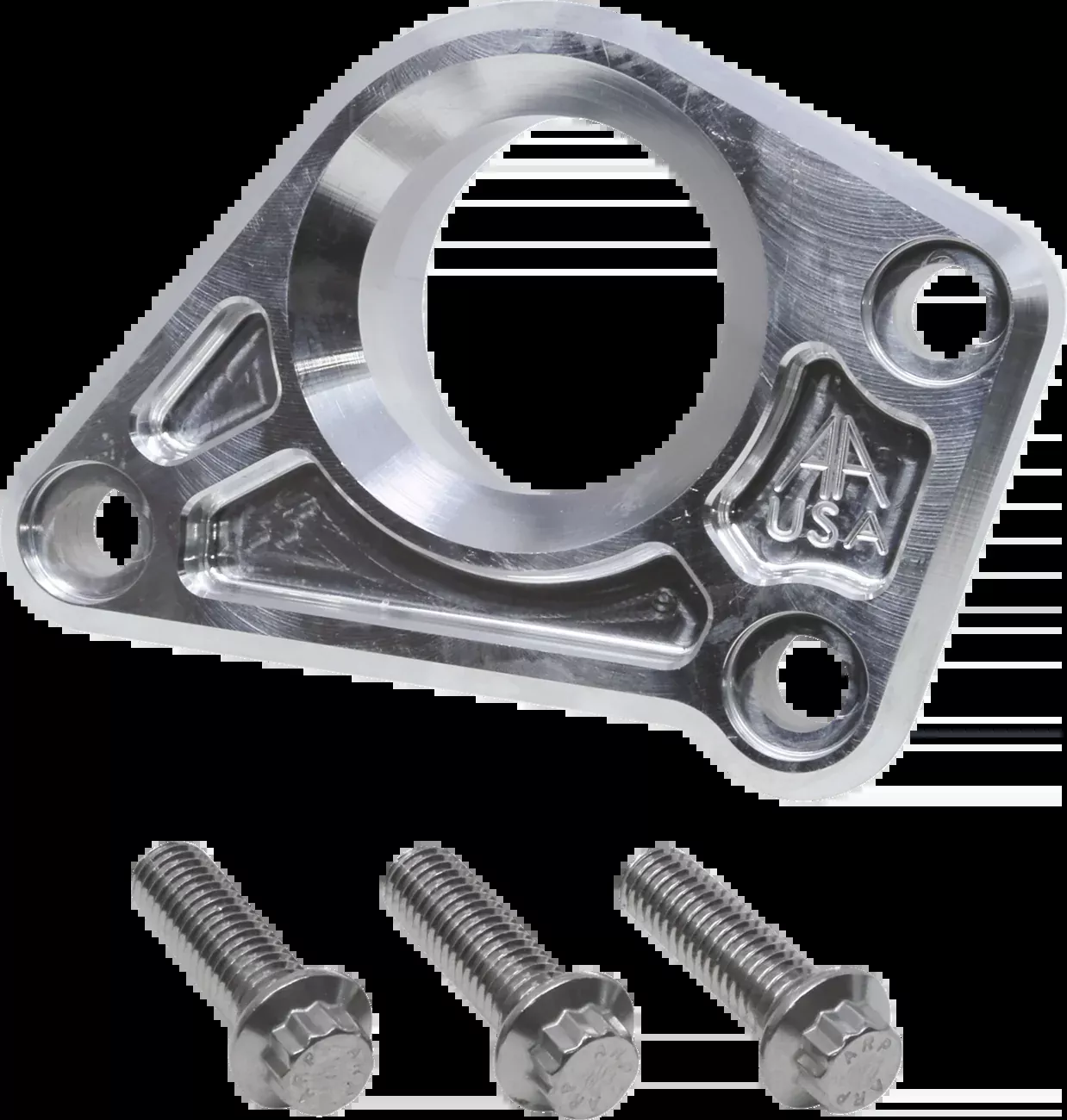 ALLOY ART Floor Board Delete Mount - Machined Raw - M8 - M8FMM-1