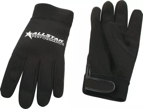 Allstar Gloves Black Med Crew Gloves ALL99940