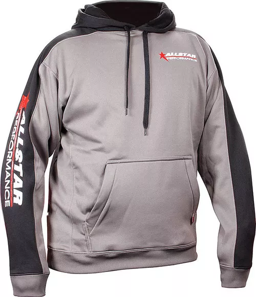 Allstar Hooded Sweatshirt Large Silver/Black ALL99916L