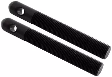 Allstar Performance Repl Aluminum Pins 1/2in Black 2pk ALL18511