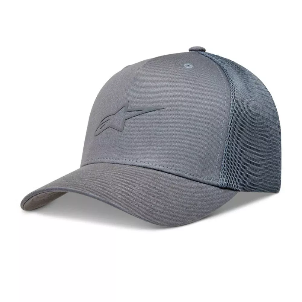 Alpinestars Augment One Size Trucker Hat Cap - Grey / Grey