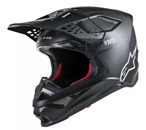 ALPINESTARS S.TECH S-M8 HELMET MATTE BLACK 2X 8300719-110-2X