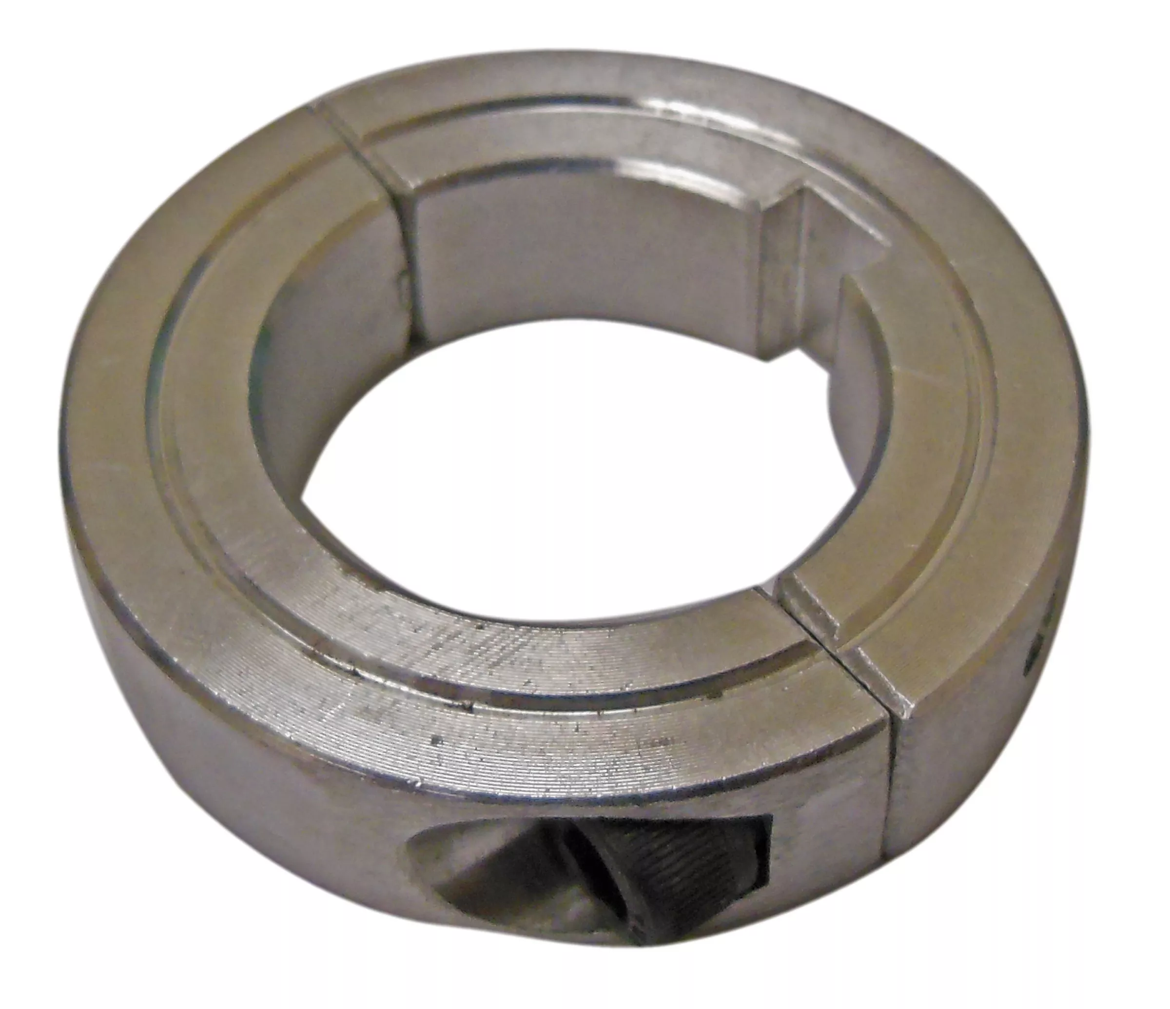 Aluminum Split Lock Collar 1", 1-1/4", or 1-3/8" ID | 1/4" Keyway